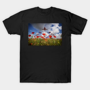 Red Arrows Poppy Fly Past T-Shirt